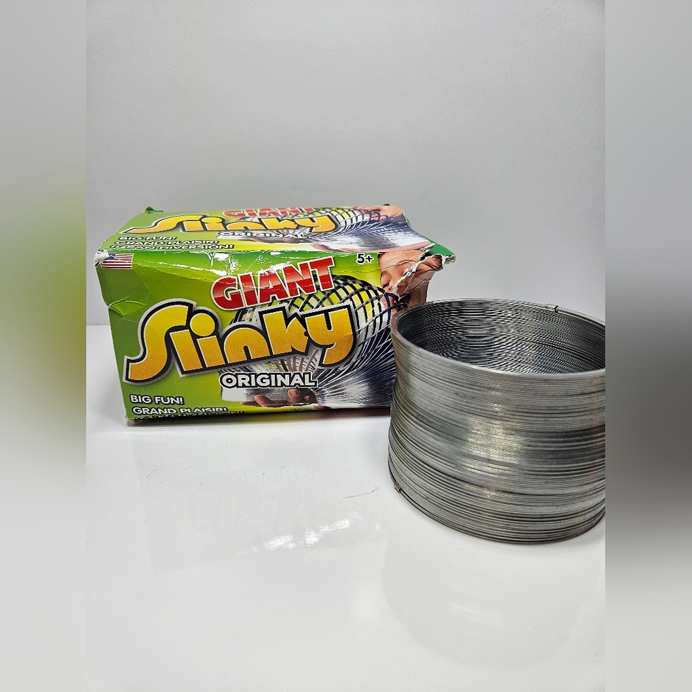 The Original Giant Slinky Walking Spring Toy, Metal Slinky